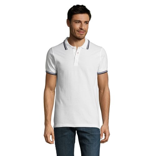 blanco/azul marino POLO PARA HOMBRE SOL'S PASADENA MEN