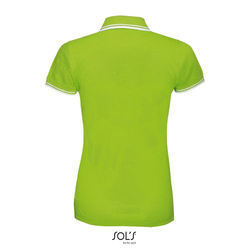 verde lima/blanco POLO PARA MUJER SOL'S PASADENA WOMEN