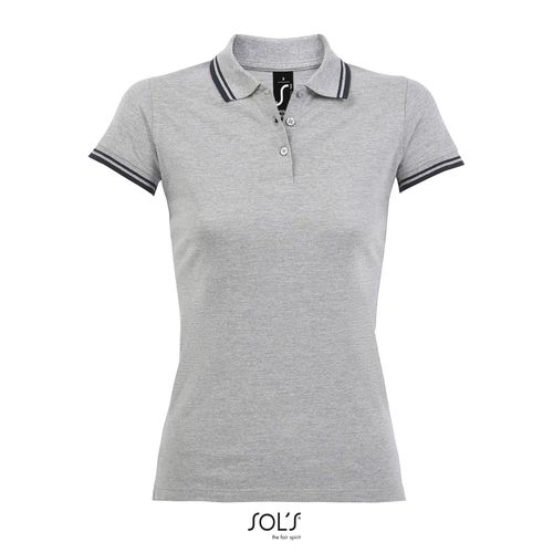 gris/azul marino POLO PARA MUJER SOL'S PASADENA WOMEN