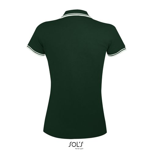 verde bosque/blanco POLO PARA MUJER SOL'S PASADENA WOMEN