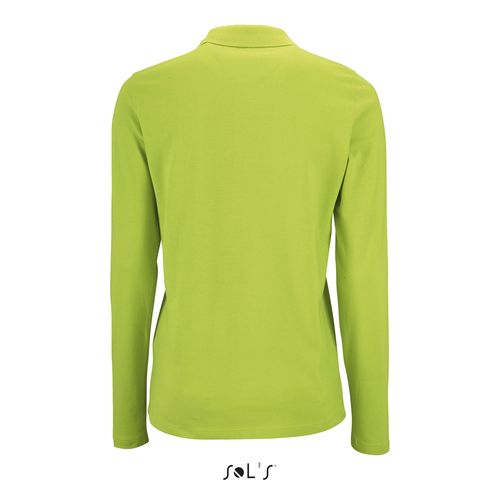 verde manzana POLO PIQUÉ DE MANGA LARGA PARA MUJER SOL'S PERFECT LSL WOMEN