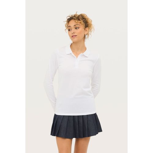 POLO PIQUÉ MANCHES LONGUES FEMME SOL'S PERFECT LSL WOMEN