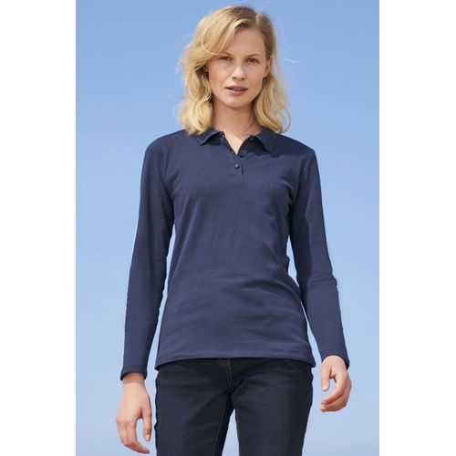 POLO PIQUÉ MANCHES LONGUES FEMME SOL'S PERFECT LSL WOMEN PERSONNALISÉ