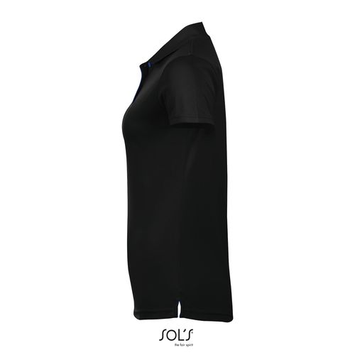 black POLO DE DEPORTE PARA MUJER SOL'S PERFORMER WOMEN