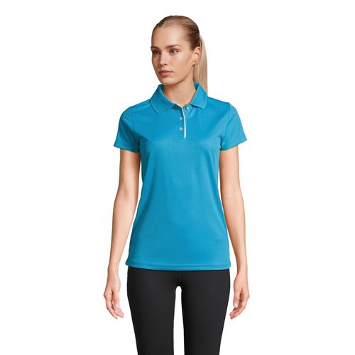 azul aqua POLO DE DEPORTE PARA MUJER SOL'S PERFORMER WOMEN