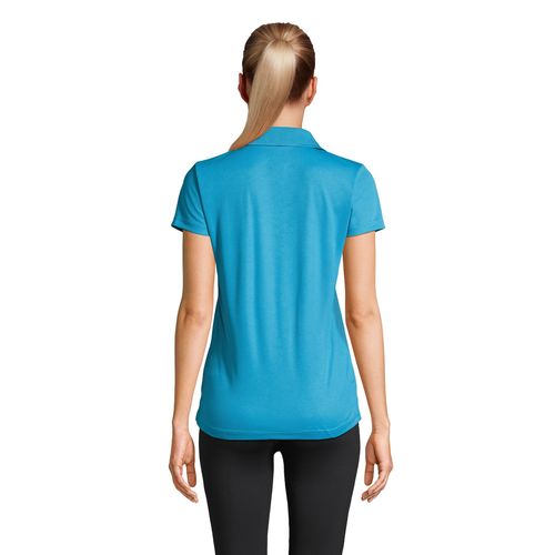 azul aqua POLO DE DEPORTE PARA MUJER SOL'S PERFORMER WOMEN