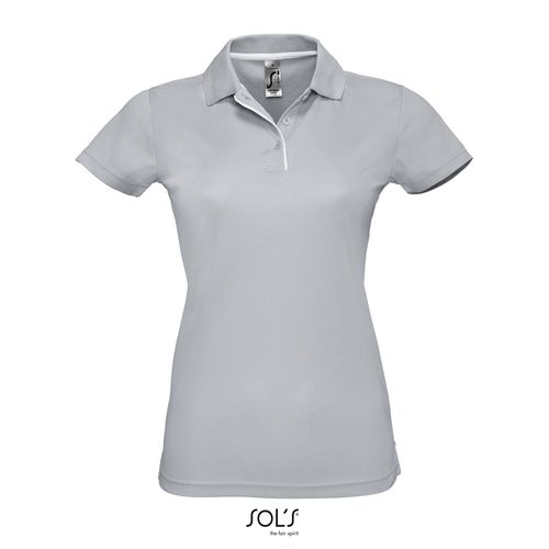 gris puro POLO DE DEPORTE PARA MUJER SOL'S PERFORMER WOMEN