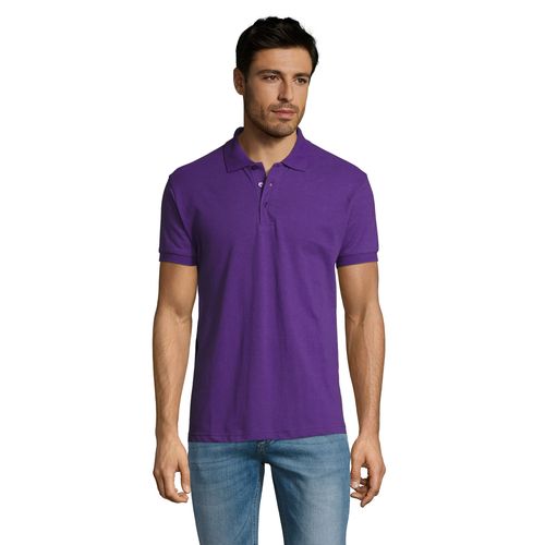morado oscuro POLO DE POLIALGODÓN PARA HOMBRE SOL'S PRIME MEN