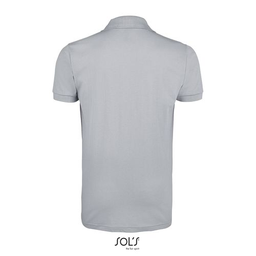 gris puro POLO DE POLIALGODÓN PARA HOMBRE SOL'S PRIME MEN