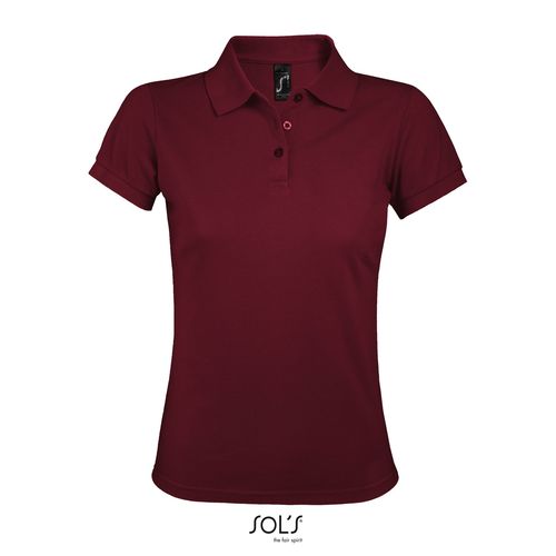burdeos POLO DE POLIALGODÓN PARA MUJER SOL'S PRIME WOMEN