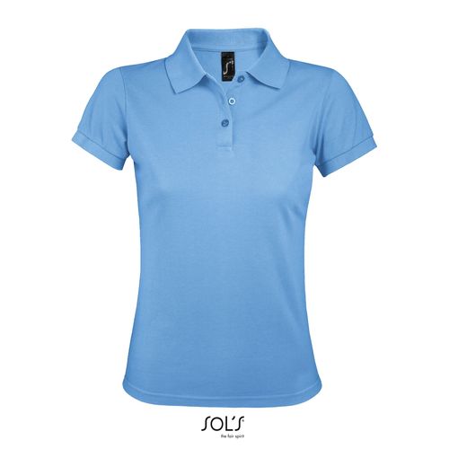 azul celeste POLO DE POLIALGODÓN PARA MUJER SOL'S PRIME WOMEN