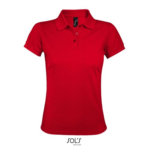 red POLO DE POLIALGODÓN PARA MUJER SOL'S PRIME WOMEN