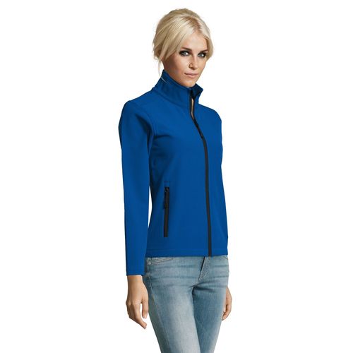 azulón SOFTSHELL CON CREMALLERA PARA MUJER SOL'S RACE WOMEN