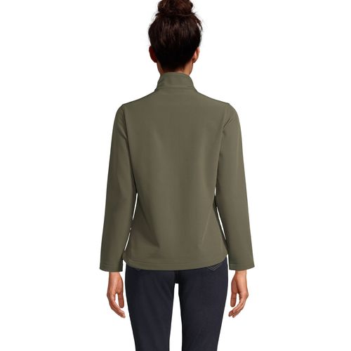 ejército verde SOFTSHELL CON CREMALLERA PARA MUJER SOL'S RACE WOMEN