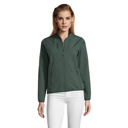 verde bosque SOFTSHELL CON CREMALLERA PARA MUJER SOL'S RADIAN WOMEN