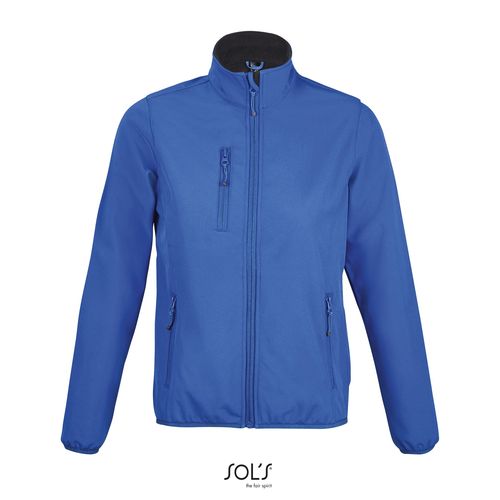 azulón SOFTSHELL CON CREMALLERA PARA MUJER SOL'S RADIAN WOMEN