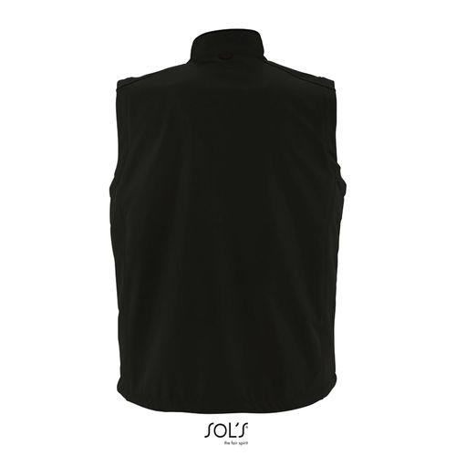 black CHALECO SOFTSHELL PARA HOMBRE SOL'S RALLYE MEN