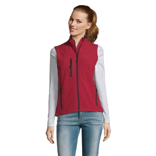 rojo pimiento CHALECO SOFTSHELL PARA MUJER SOL'S RALLYE WOMEN