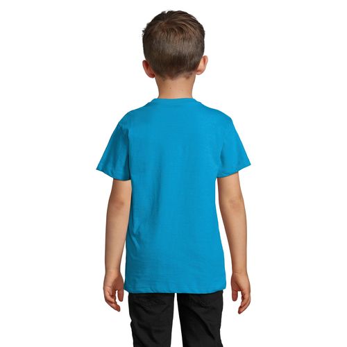 azul aqua CAMISETA NIÑOS CUELLO REDONDO SOL'S REGENT FIT KIDS