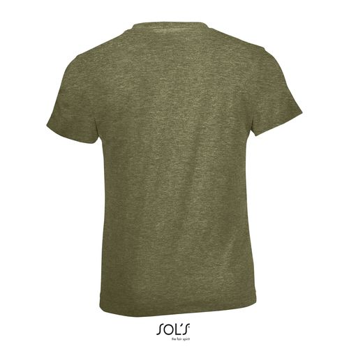 kaki chiné CAMISETA NIÑOS CUELLO REDONDO SOL'S REGENT FIT KIDS