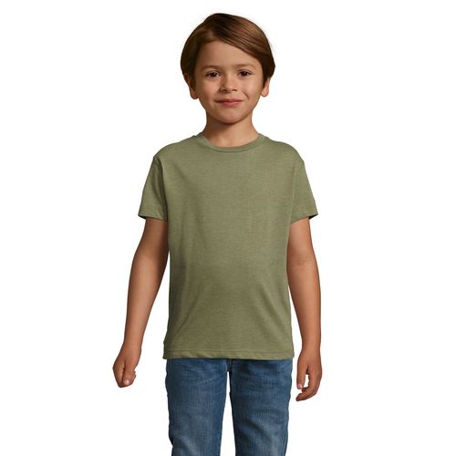 kaki chiné CAMISETA NIÑOS CUELLO REDONDO SOL'S REGENT FIT KIDS