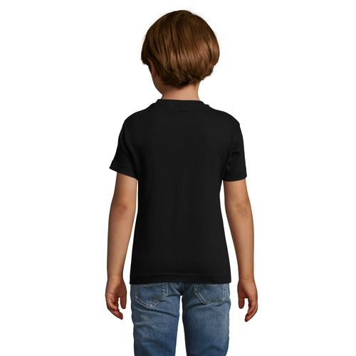 negro produndo CAMISETA NIÑOS CUELLO REDONDO SOL'S REGENT FIT KIDS