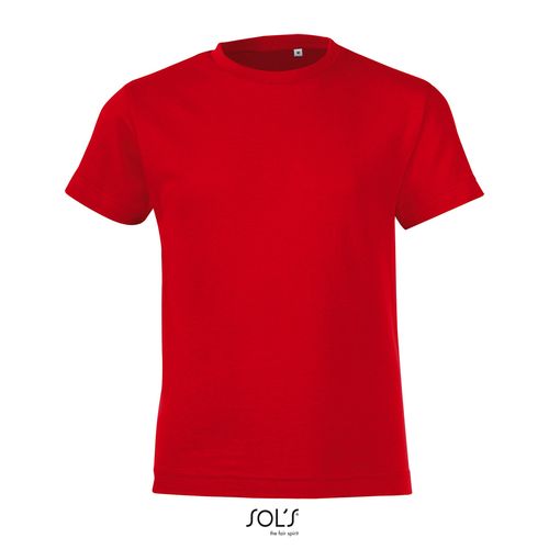 red CAMISETA NIÑOS CUELLO REDONDO SOL'S REGENT FIT KIDS