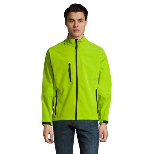 absenta verde SOFTSHELL CON CREMALLERA PARA HOMBRE SOL'S RELAX