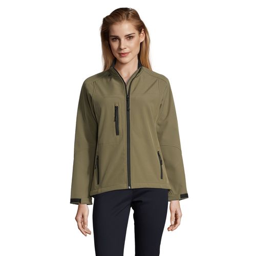 ejército verde SOFTSHELL CON CREMALLERA PARA MUJER SOL'S ROXY