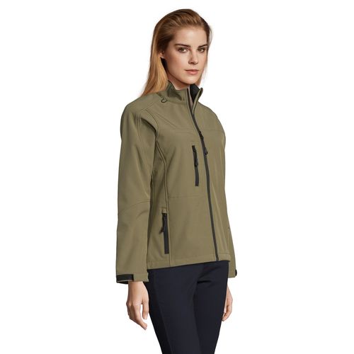 ejército verde SOFTSHELL CON CREMALLERA PARA MUJER SOL'S ROXY