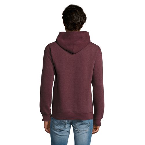 moteado oscuro borgoña SUDADERA CON CAPUCHA SOL'S SPENCER