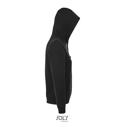 black SUDADERA CON CAPUCHA DE MUJER SOL'S SPENCER WOMEN