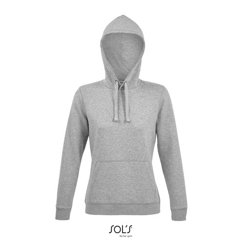 gris chiné SUDADERA CON CAPUCHA DE MUJER SOL'S SPENCER WOMEN