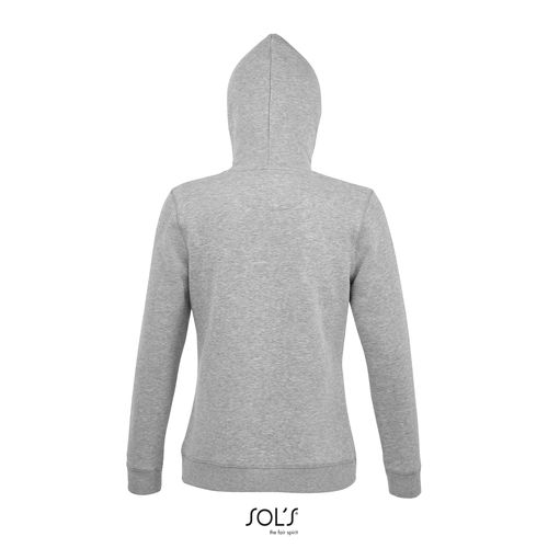 gris chiné SUDADERA CON CAPUCHA DE MUJER SOL'S SPENCER WOMEN