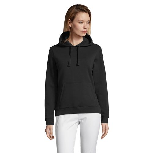 black SUDADERA CON CAPUCHA DE MUJER SOL'S SPENCER WOMEN