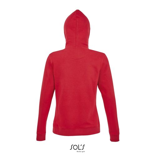 red SUDADERA CON CAPUCHA DE MUJER SOL'S SPENCER WOMEN
