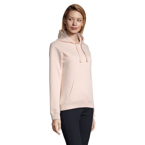 rosa cremoso SUDADERA CON CAPUCHA DE MUJER SOL'S SPENCER WOMEN