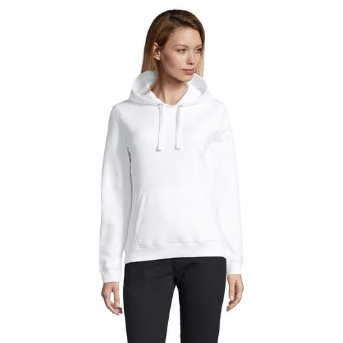 white SUDADERA CON CAPUCHA DE MUJER SOL'S SPENCER WOMEN