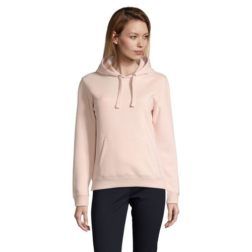 rosa cremoso SUDADERA CON CAPUCHA DE MUJER SOL'S SPENCER WOMEN
