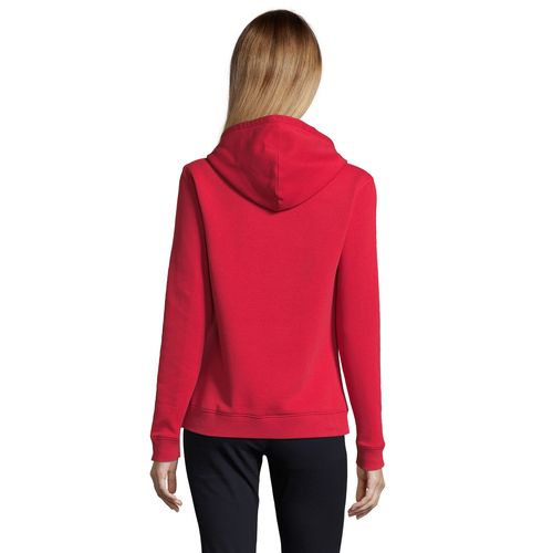red SUDADERA CON CAPUCHA DE MUJER SOL'S SPENCER WOMEN