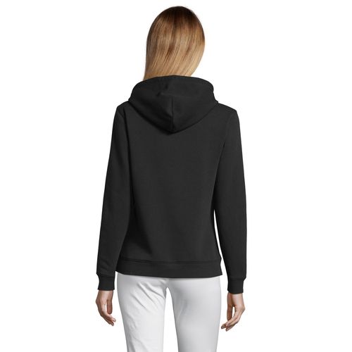 black SUDADERA CON CAPUCHA DE MUJER SOL'S SPENCER WOMEN