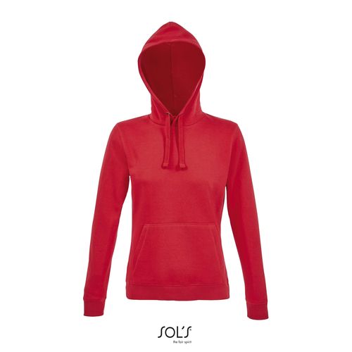 red SUDADERA CON CAPUCHA DE MUJER SOL'S SPENCER WOMEN