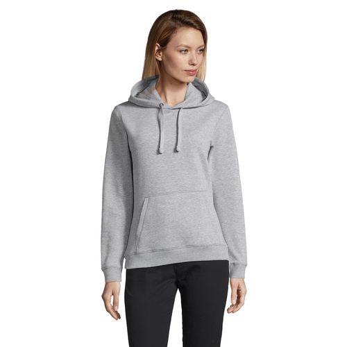 gris chiné SUDADERA CON CAPUCHA DE MUJER SOL'S SPENCER WOMEN