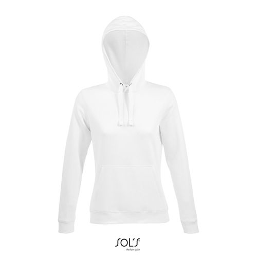 white SUDADERA CON CAPUCHA DE MUJER SOL'S SPENCER WOMEN