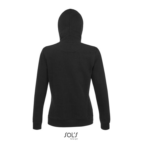 black SUDADERA CON CAPUCHA DE MUJER SOL'S SPENCER WOMEN