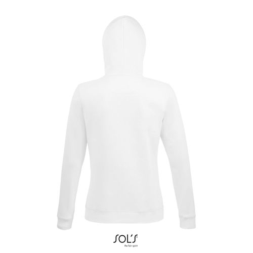 white SUDADERA CON CAPUCHA DE MUJER SOL'S SPENCER WOMEN