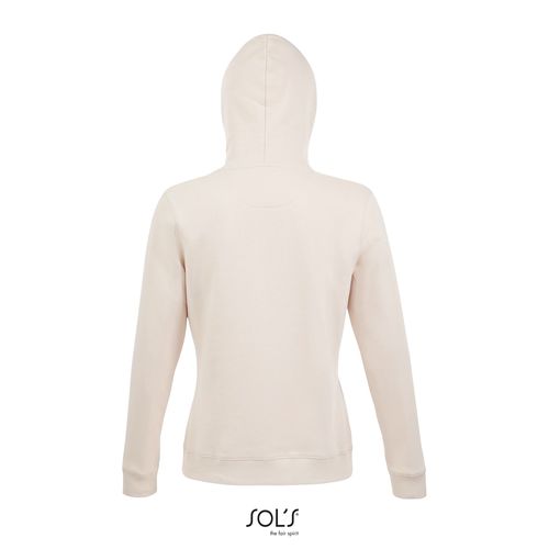 rosa cremoso SUDADERA CON CAPUCHA DE MUJER SOL'S SPENCER WOMEN