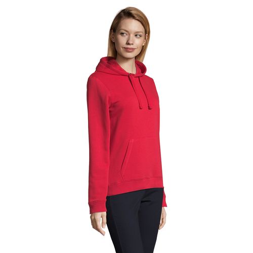 red SUDADERA CON CAPUCHA DE MUJER SOL'S SPENCER WOMEN