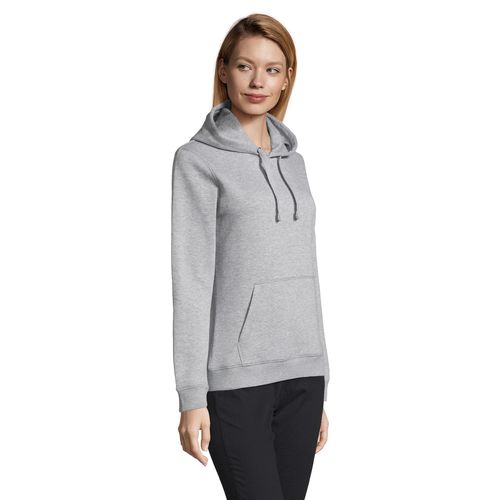 gris chiné SUDADERA CON CAPUCHA DE MUJER SOL'S SPENCER WOMEN