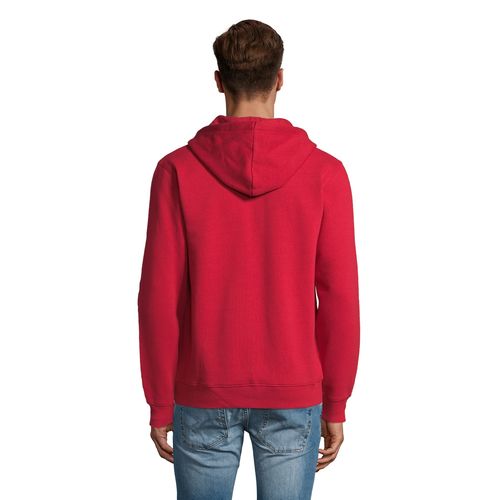 red SUDADERA CON CREMALLERA Y CAPUCHA PARA HOMBRE SOL'S SPIKE MEN